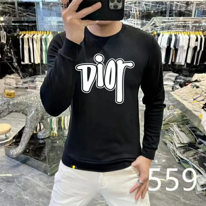 christian dior sweatshirt manches longues pour homme s_12674a3